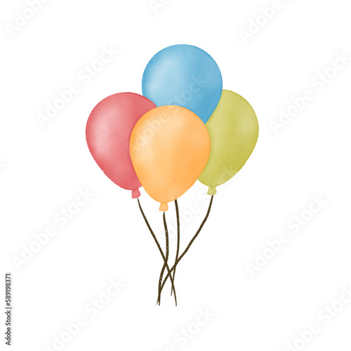 colorful decorative balloons