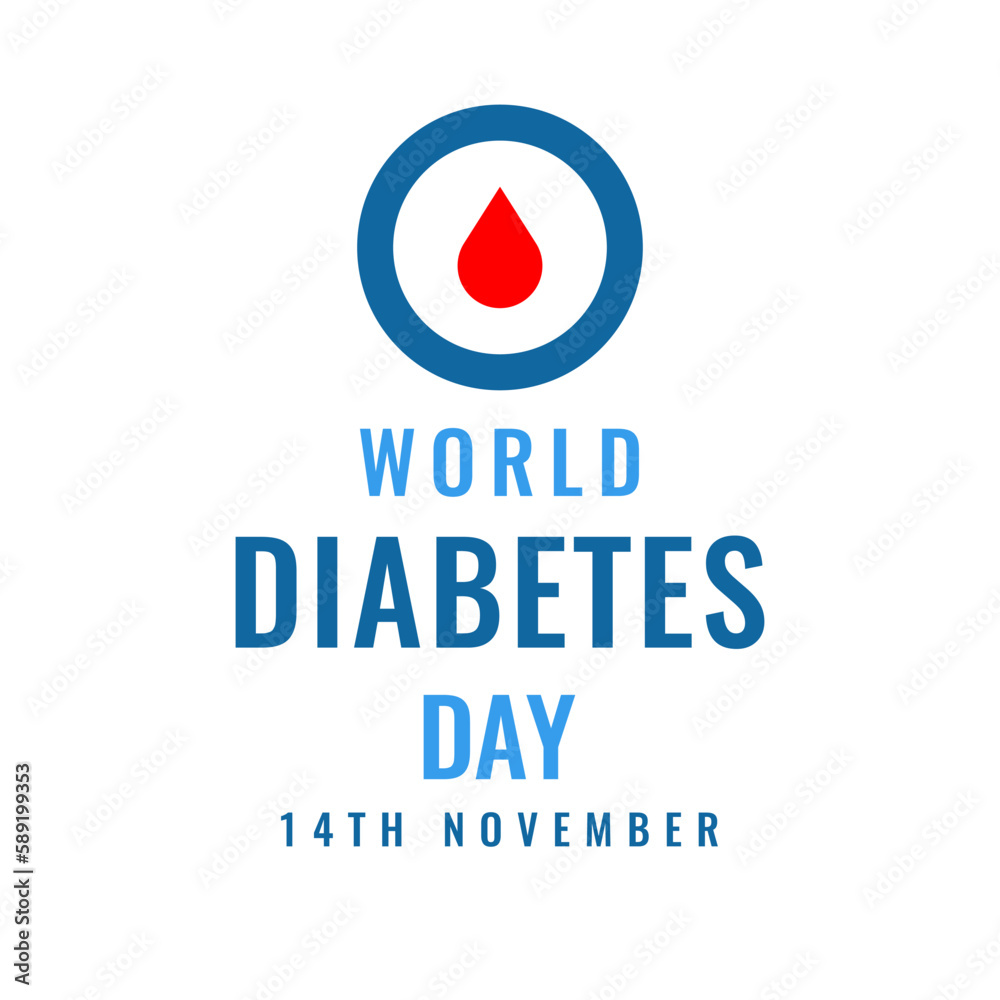 World Diabetes Day Awareness Vector illustration, t shirt poster banner design World Diabetes Day Awareness Vector illustration, t shirt poster banner design