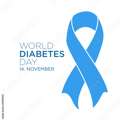 World Diabetes Day Awareness Vector illustration, t shirt poster banner design 