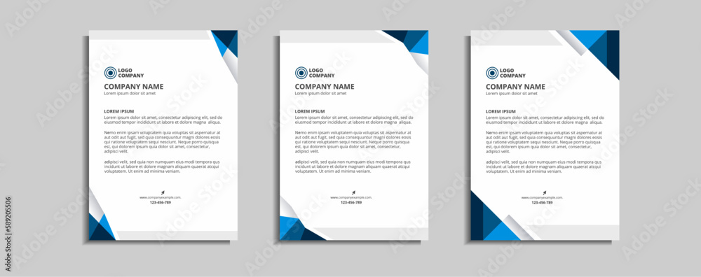 modern corporate letterhead template design modern corporate letterhead template design