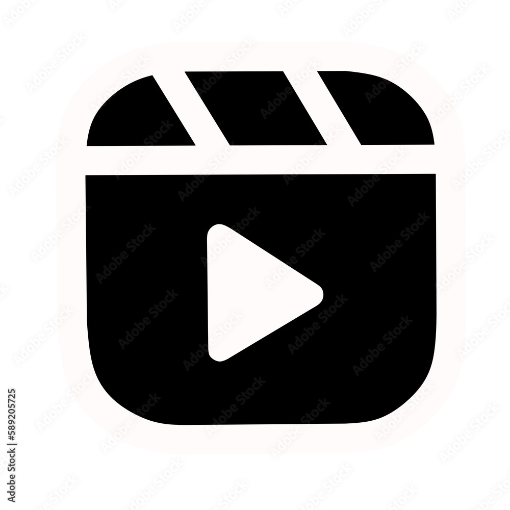 Instagram reels symbol png, insta reels video icon transparent Stock  Illustration