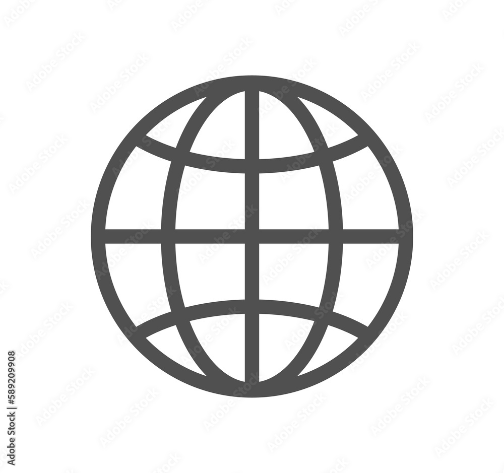 Globe related icon outline and linear symbol.
Globe related icon outline and linear symbol.