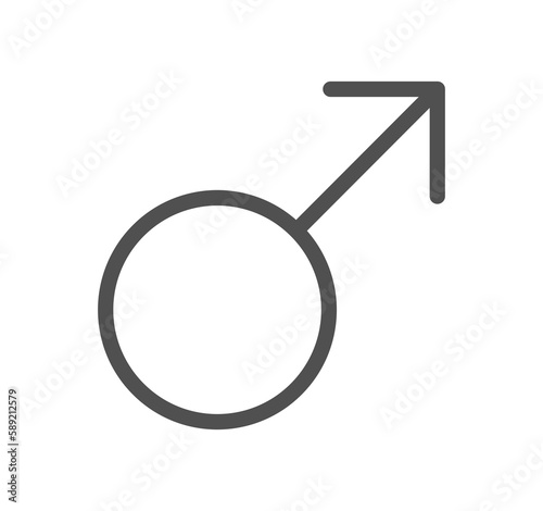 Gender related icon outline and linear symbol. 