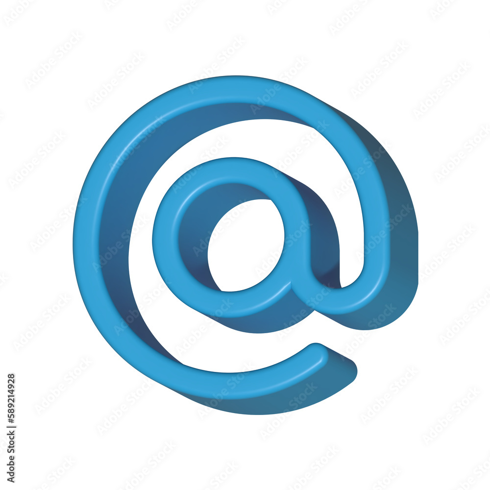 3D Mail symbol 3D Mail symbol