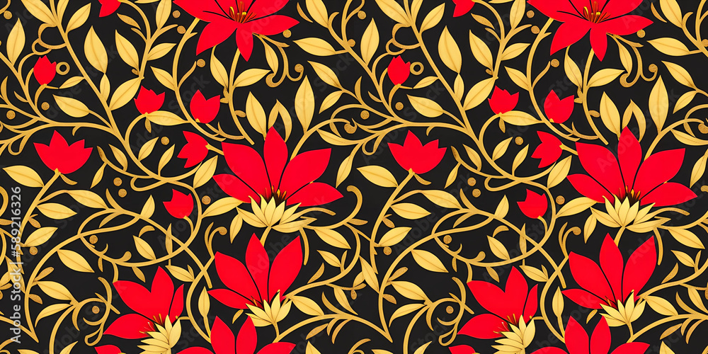 Wallpaper with seamless texture - Generative ai Wallpaper with seamless texture - Generative ai