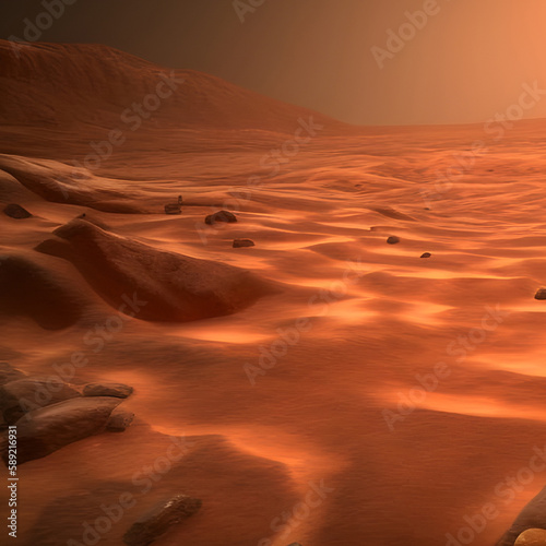 Red Mars Landscape