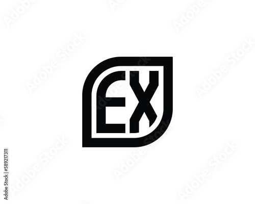 EX Logo design vector template