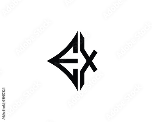 EX Logo design vector template