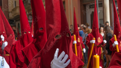 image of nazarene in the holy week of andalusia