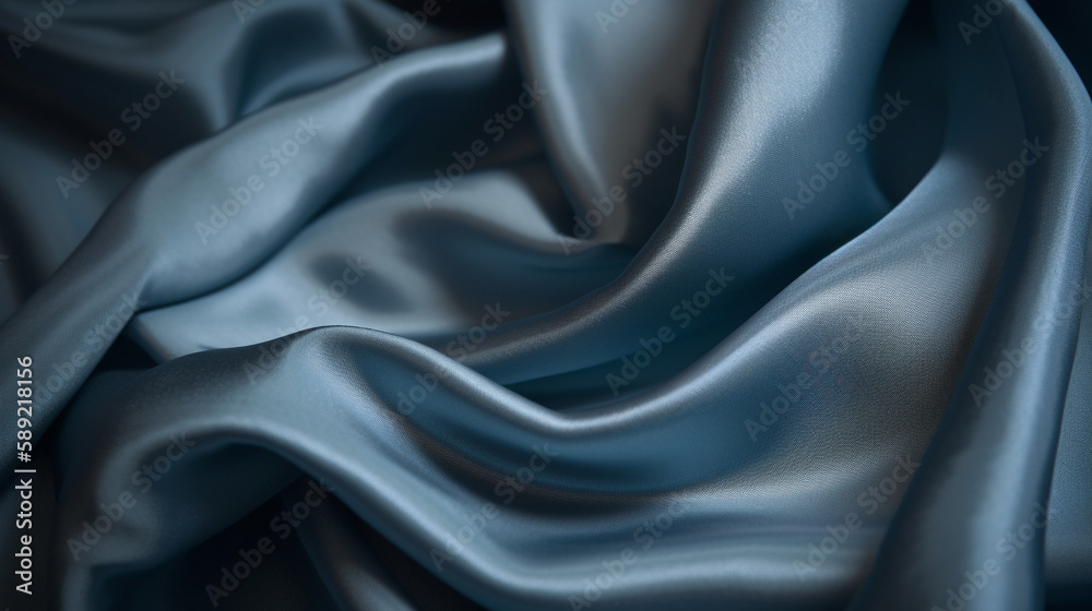 Obraz premium Elegant and timeless silk taffeta: A crisp and structured fabric with a subtle sheen. Generative AI image.