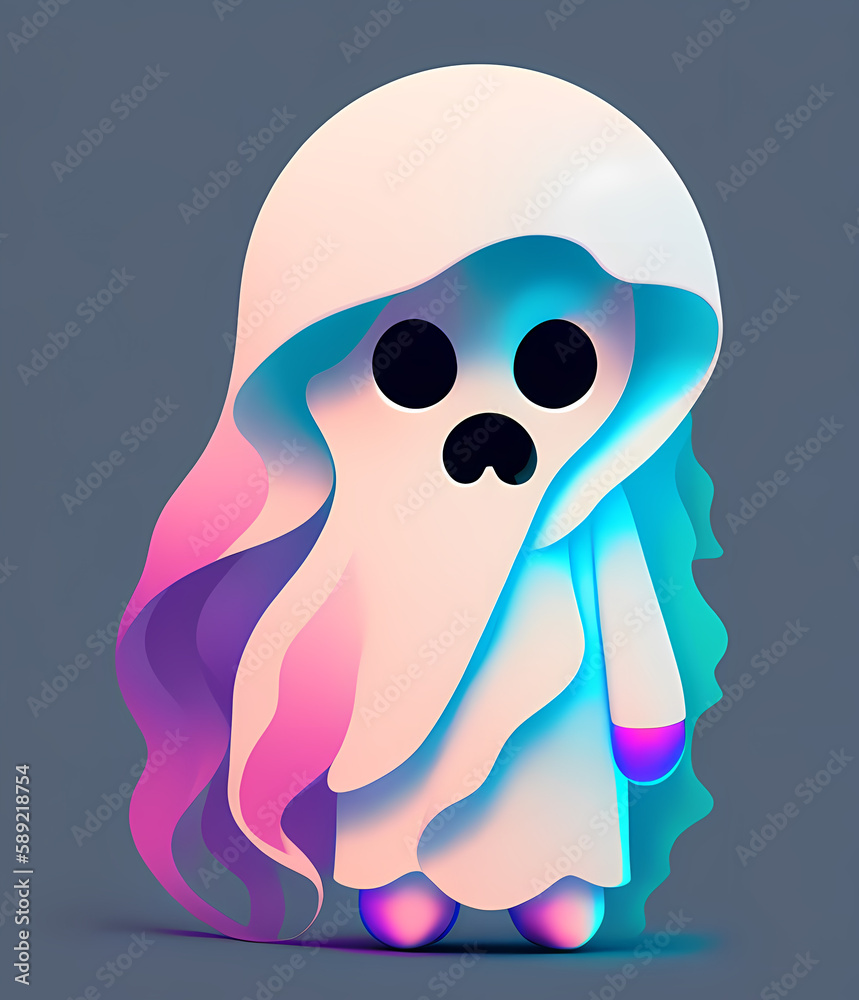 Obraz premium Ghost Icon and Logo Design.