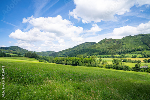 Landschaft im Sauerland in Wenholthausen und Eslohe