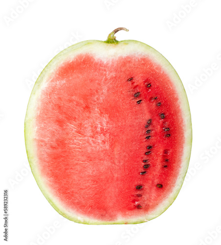 fresh watermelon on transparent background. png file