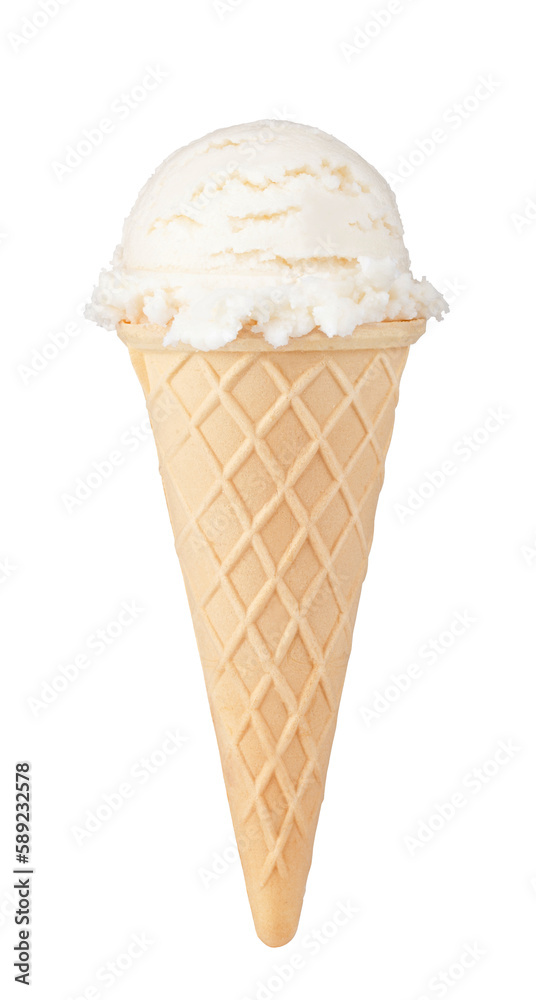 ice cream with cone on transparent background. png file ice cream with cone on transparent background. png file