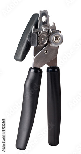 Tin opener on transparent background. png file