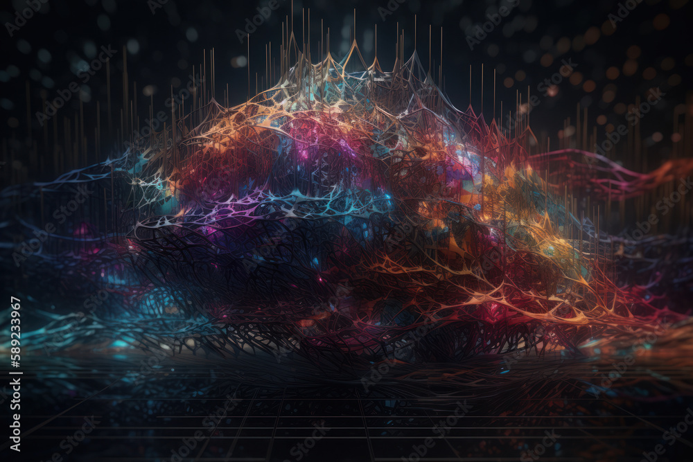 An abstract image of Neural Networks and AI An abstract image of Neural Networks and AI