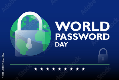 vector graphic of world password day good for world password day celebration