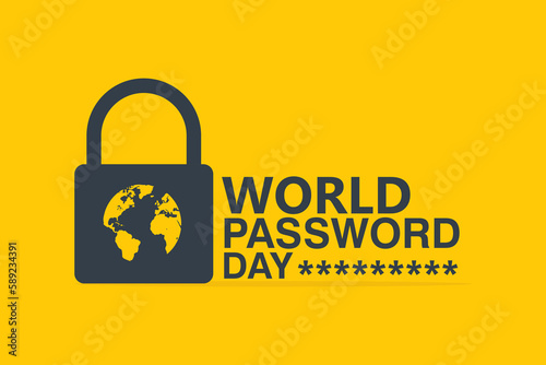 vector graphic of world password day good for world password day celebration