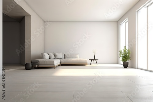 Modern luxury living room | Modern interior living room design | 3d rendering of modern living room with white sofa | Panoramic grey living room | Colourful living room interior ,Generative AI