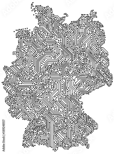 IT-Landkarte von Deutschland