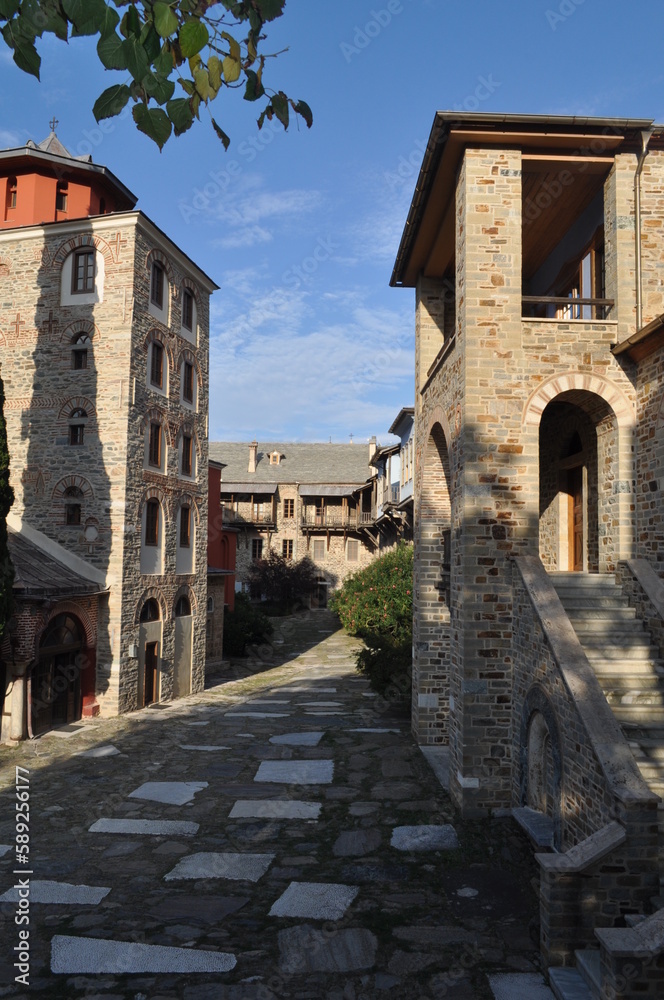 The Monastery of Iviron is a monastery built on Mount Athos
