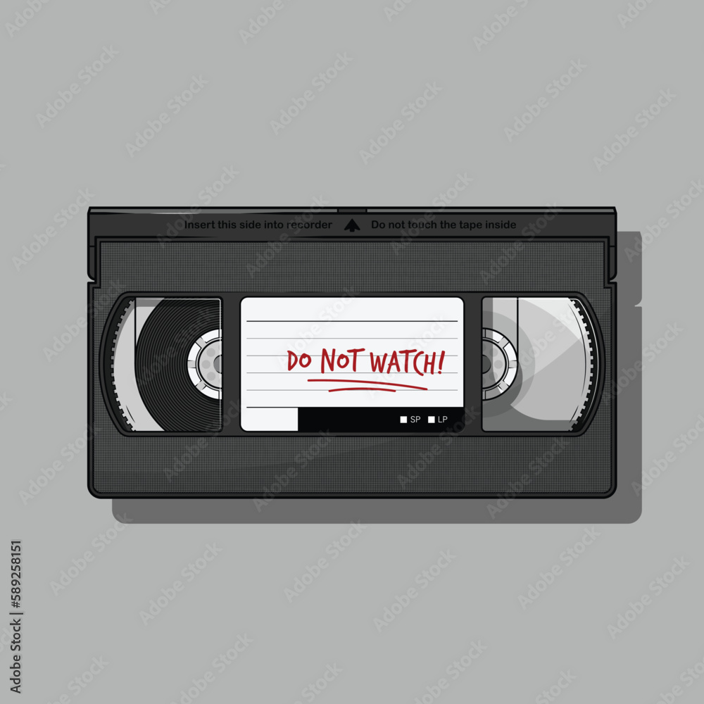 Naklejka premium Video Tape Cassette