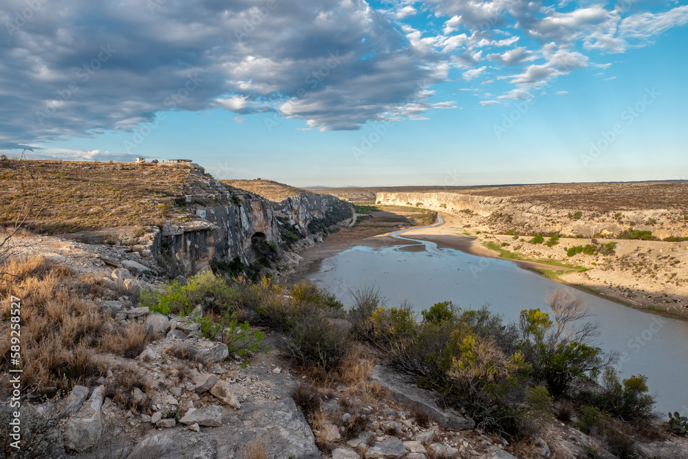 The Pecos River Valley in Texas