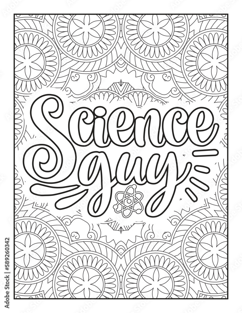 Motivational quotes coloring page. Inspirational quotes coloring page. Affirmative quotes coloring page. Positive quotes coloring page. Good vibes. Motivational swear word. Motivational typography.