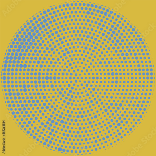 Halftone background design vector 