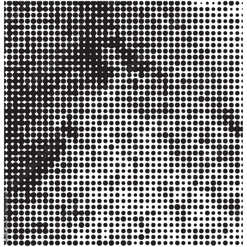 Halftone background design vector 