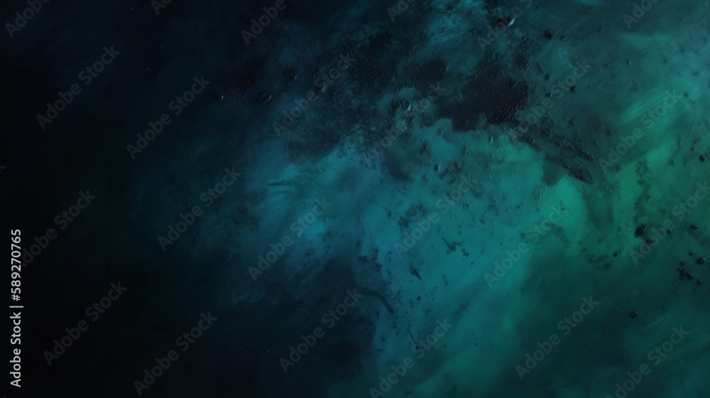 Black blue green abstract texture background. Color gradient. Generative AI.