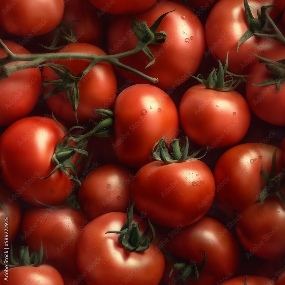 Tomatoe pile tileable image