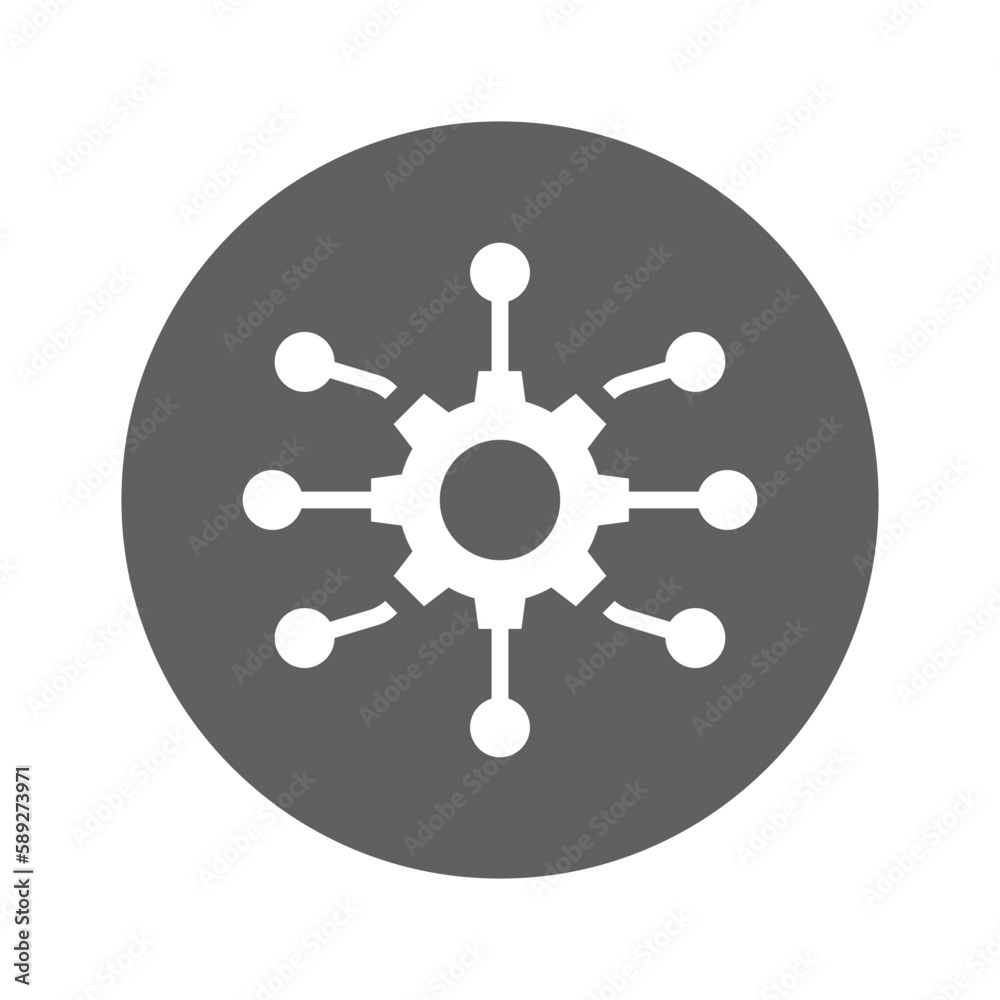 Digital, settings, management icon. Digital, settings, management icon.