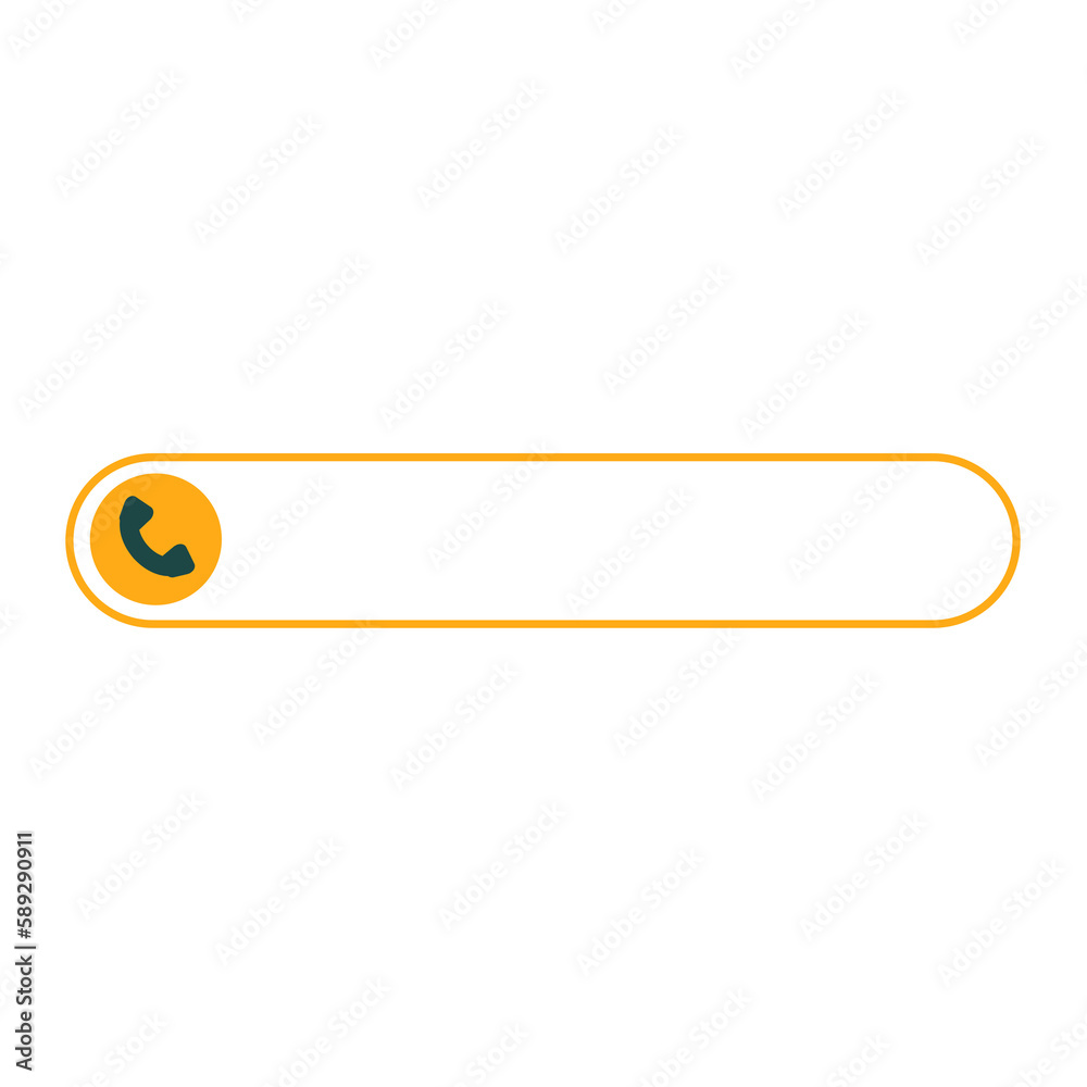 orange banner contact tel and bottom bar