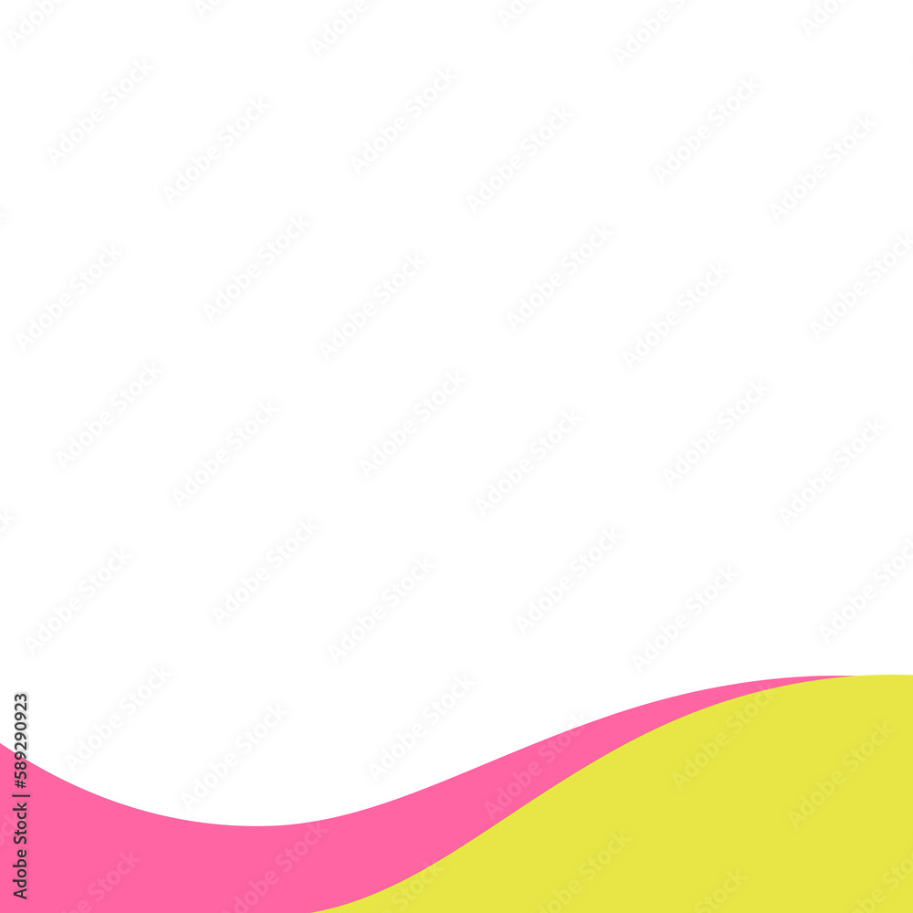 pink yellow bottom bar wave pink yellow bottom bar wave