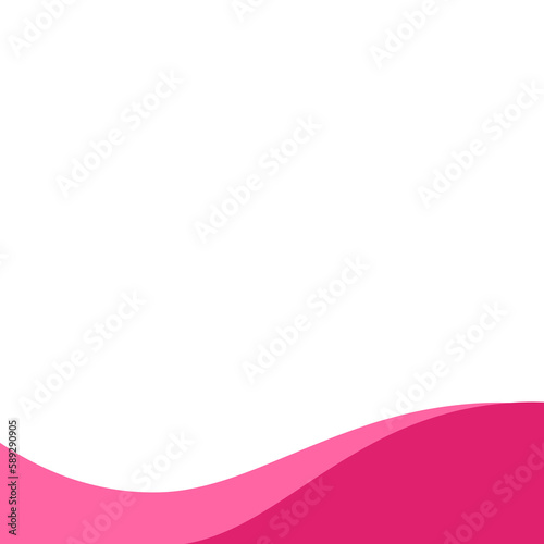 pink bottom bar wave