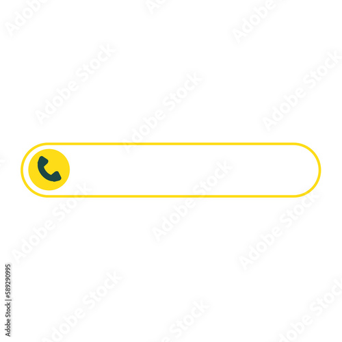 yellow banner contact tel and bottom bar