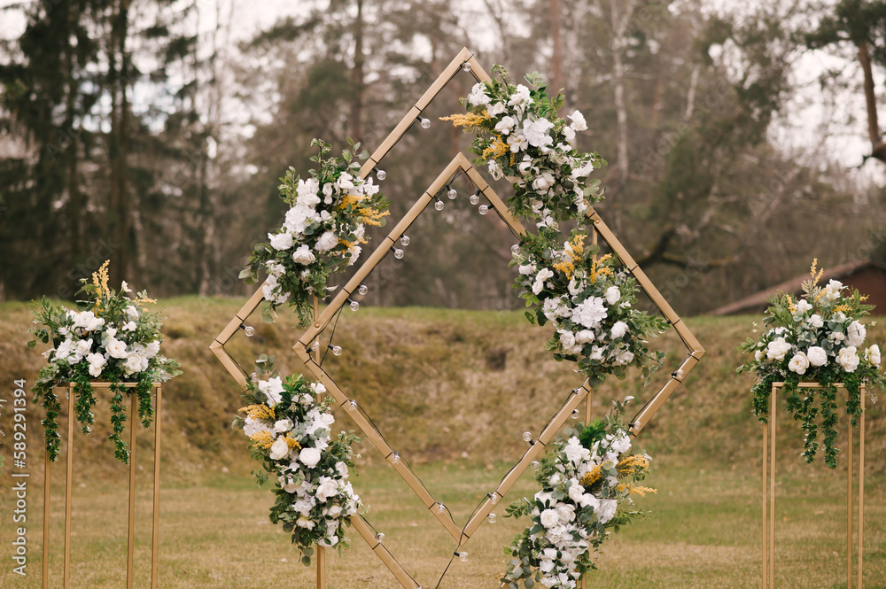 Wedding decoration rustic style. Wedding decor boho style Wedding decoration rustic style. Wedding decor boho style