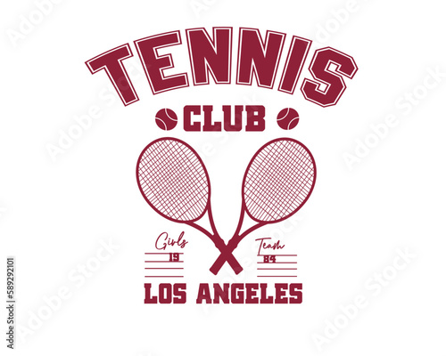 tennis active sport club team college old school sty for t shirt and fahion etc sweatshirt