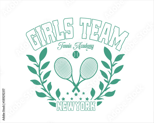 tennis girls team club sport