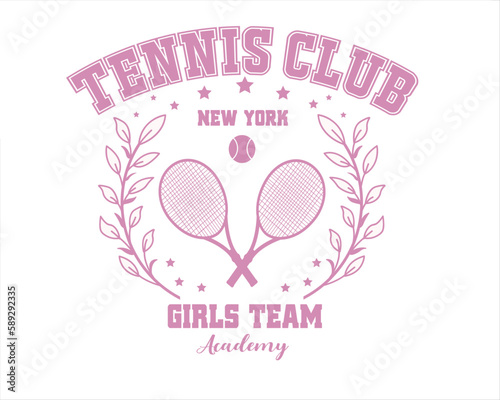 tennis active sport club team college old school sty for t shirt and fahion etc sweatshirt
