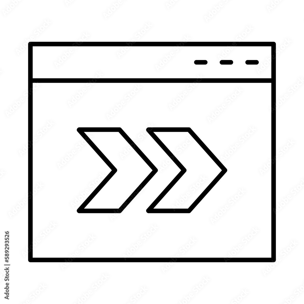 Forward Icon Design Forward Icon Design