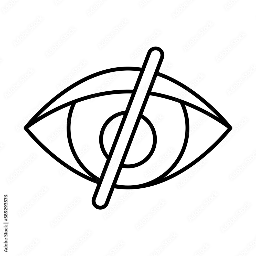 Visibility Off Icon Design