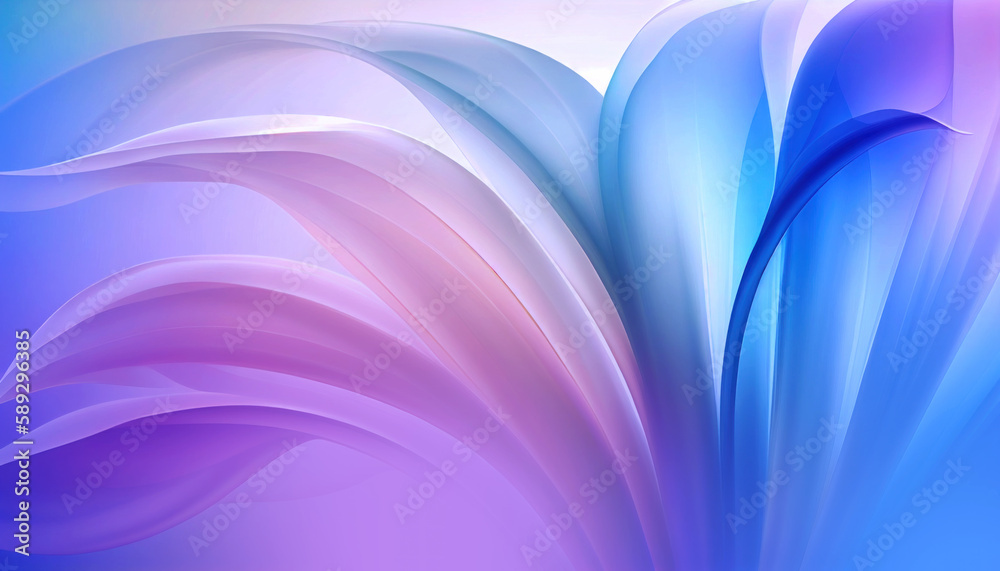 Abstract colorful silky background by Generative AI Abstract colorful silky background by Generative AI