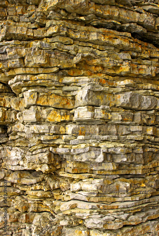Close-up rocks relief