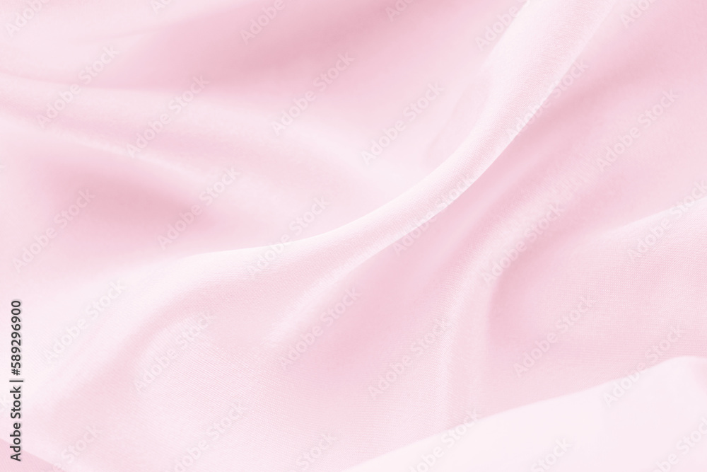 folds of pink silk fabric texture background Stock Photo | Adobe Stock