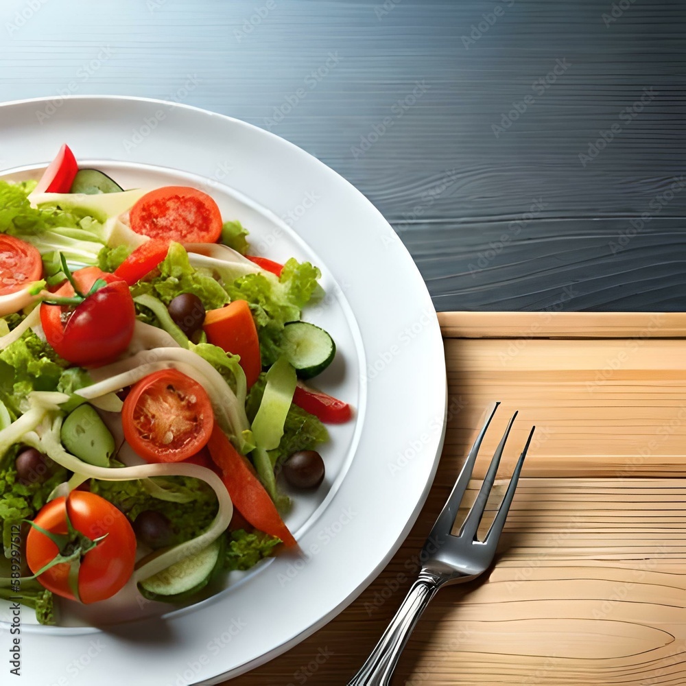 Frischer Salat Frischer Salat