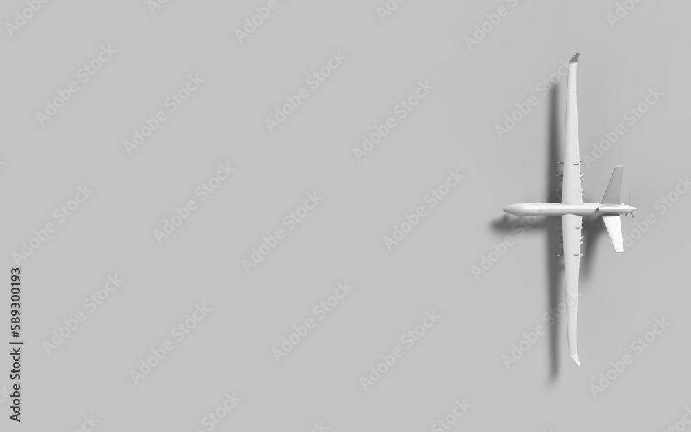 Plane drone with long wings and weapon with empty copy space ready to use advertisement military technology spy and defence war air product 3d rendering image front camera Plane drone with long wings and weapon with empty copy space ready to use advertisement military technology spy and defence war air product 3d rendering image front camera
