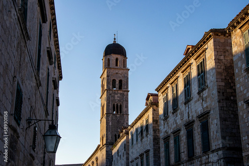 Wallpaper Mural Dubrovnik old town at sunset  Torontodigital.ca