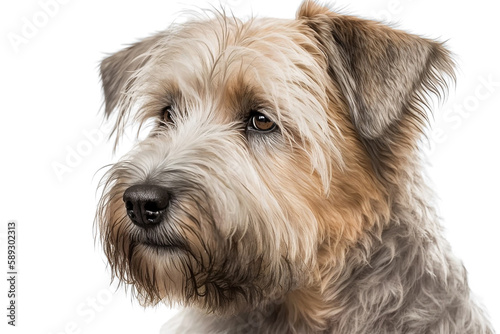 Get to Know the Unique Personality of the Glen of Imaal Terrier on a White Background